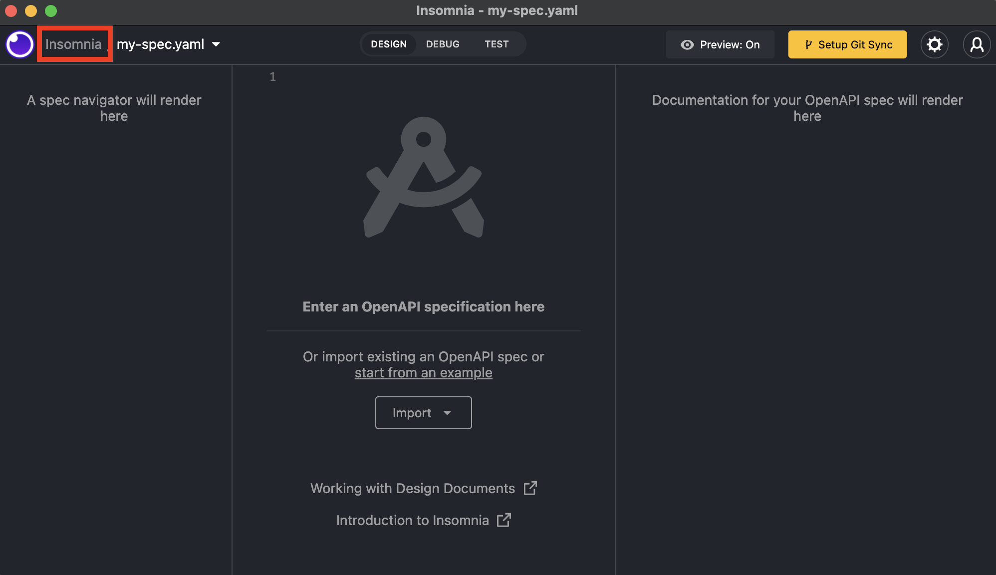 Click Dashboard in the upper left-hand corner to return to a listing of your Documents and Collections.